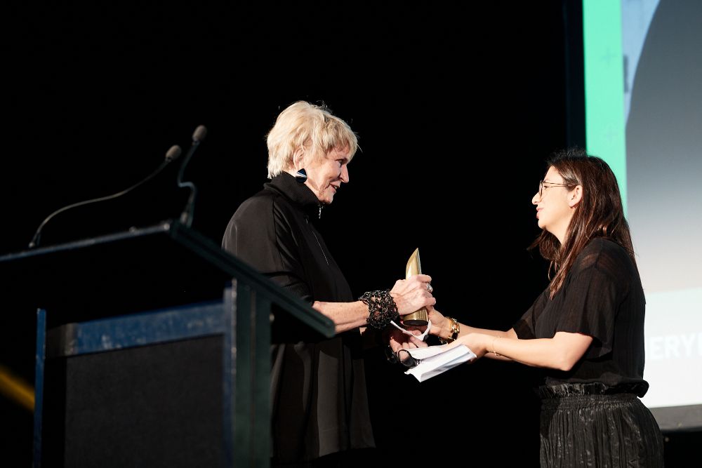 Meryl Hare at the IDEA Awards ceremony Melbourne