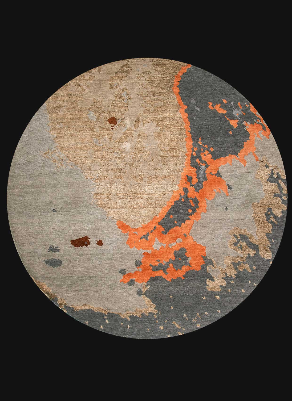 H+K x Designer Rugs Aceto rug overhead detail