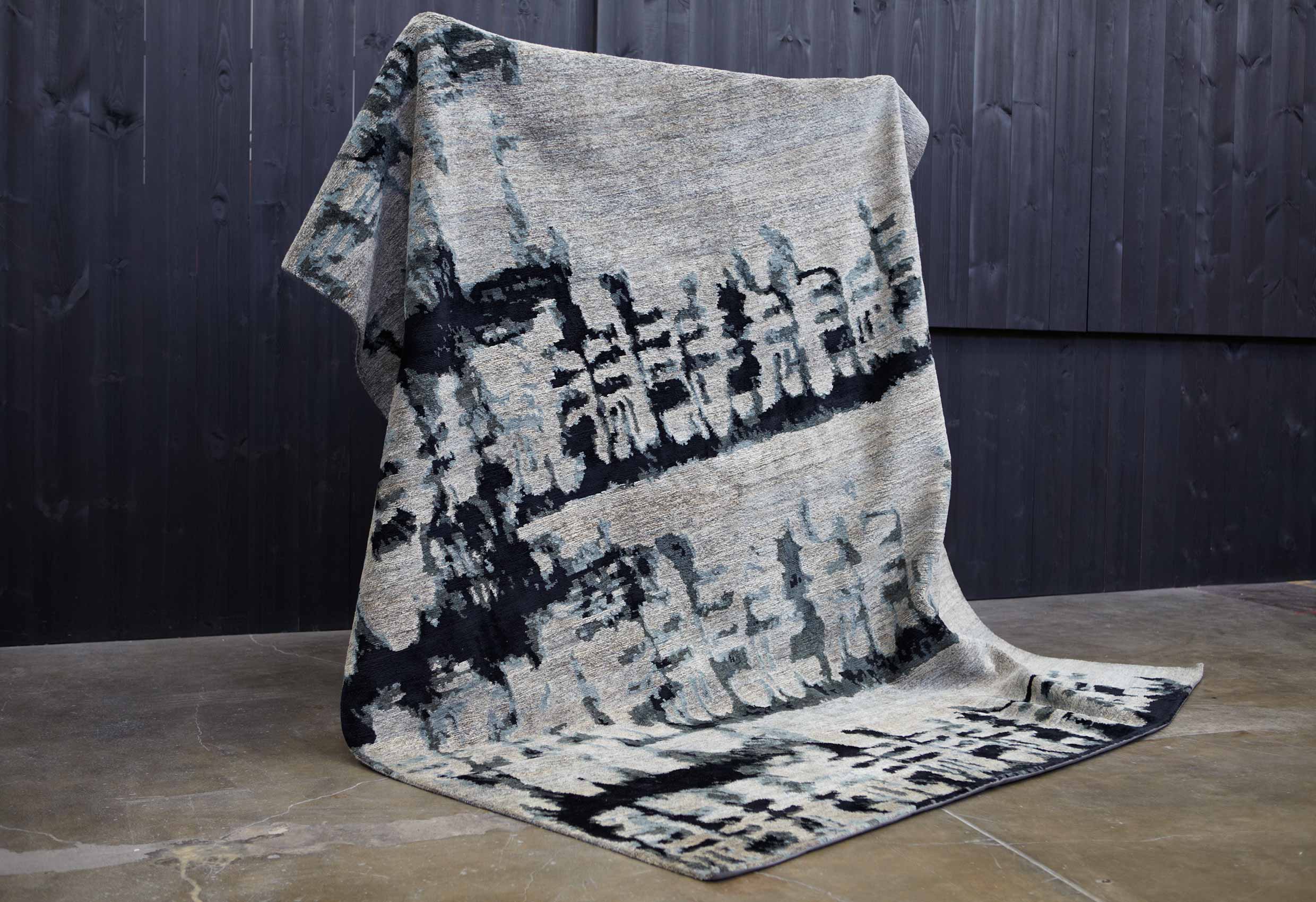 H+K x Designer Rugs Etched rug detail 127