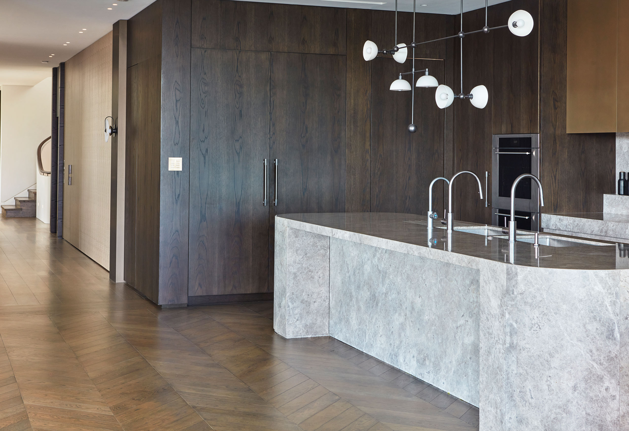 Bridge View sandstone home interior design by Hare + Klein Sydney