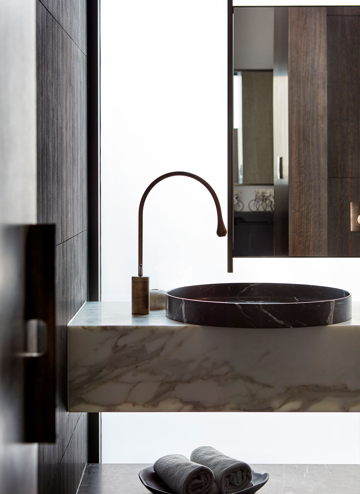 Bridge View sandstone home interior design by Hare + Klein Sydney