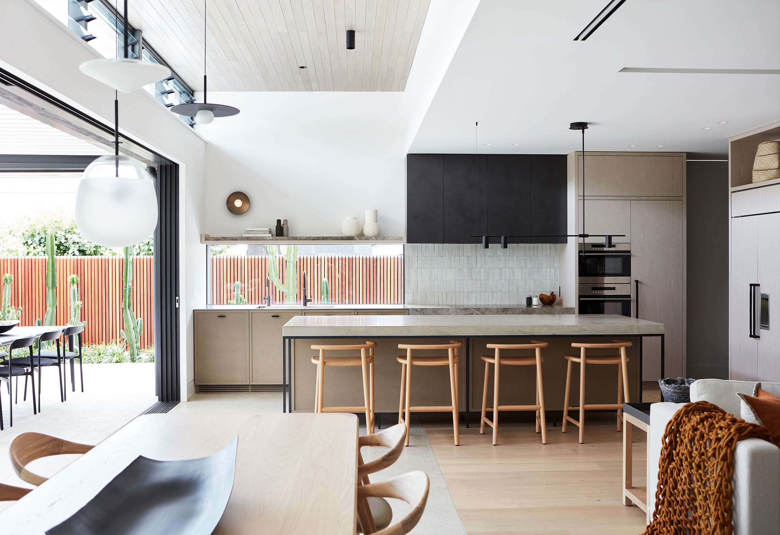 Taylors Bay kitchen interior with natural light by Hare + Klein
