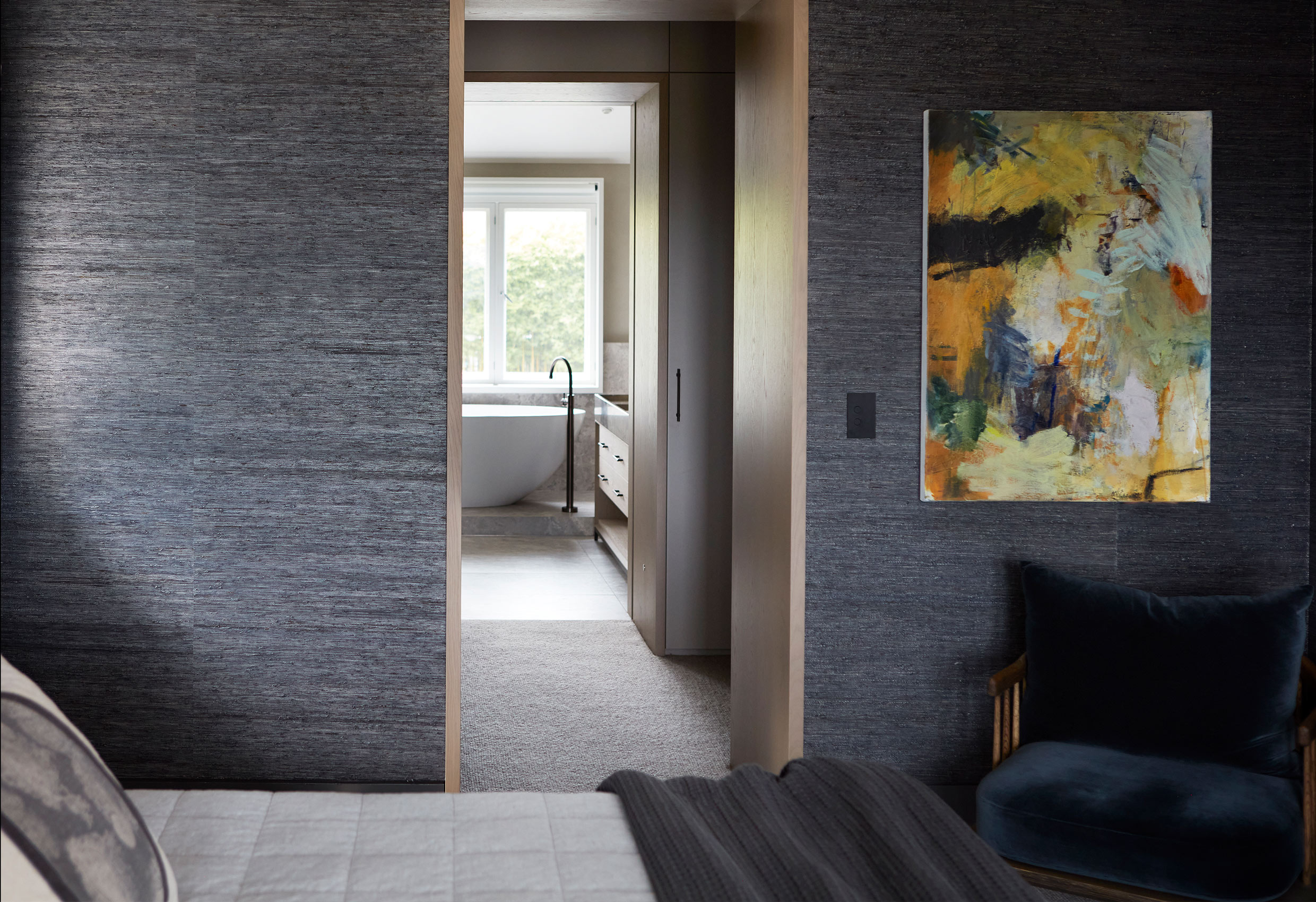 Taylors Bay study with built-in joinery by Hare + Klein