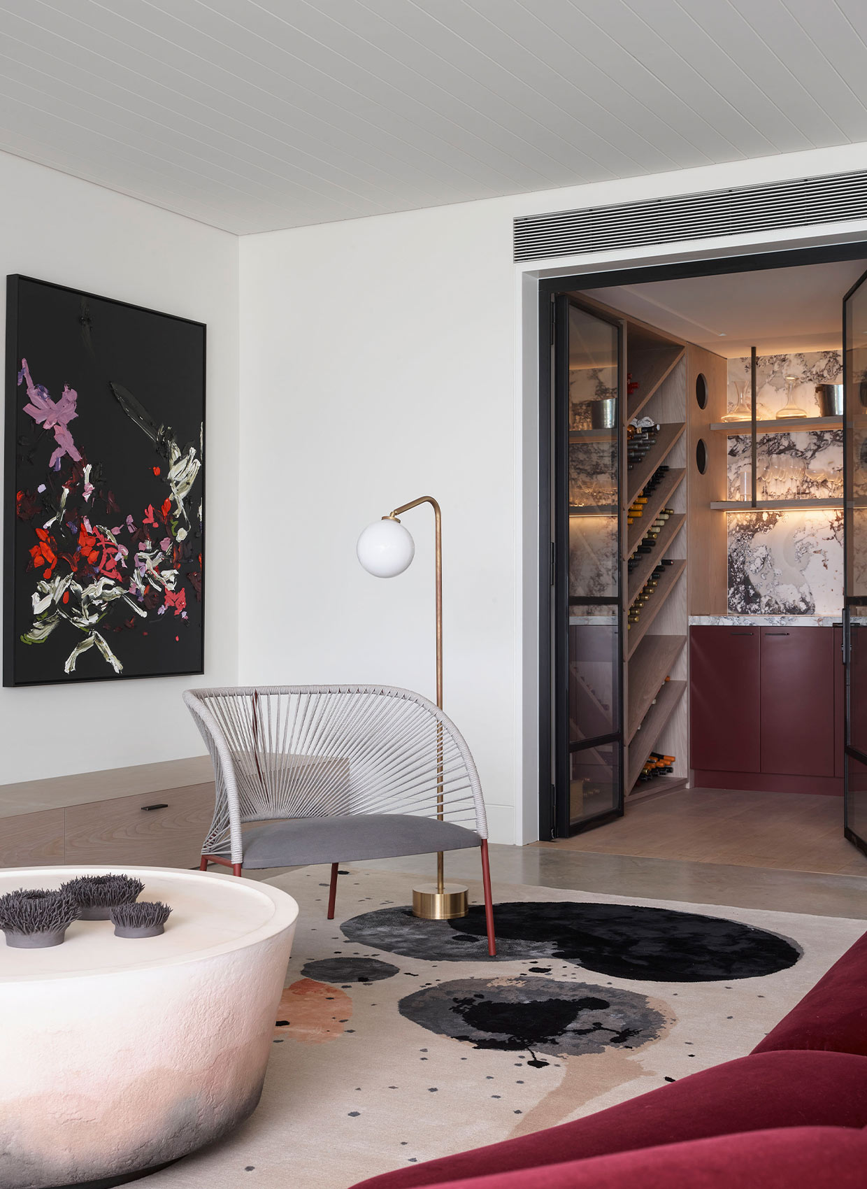 The Edge House contemporary home interior design by Hare + Klein