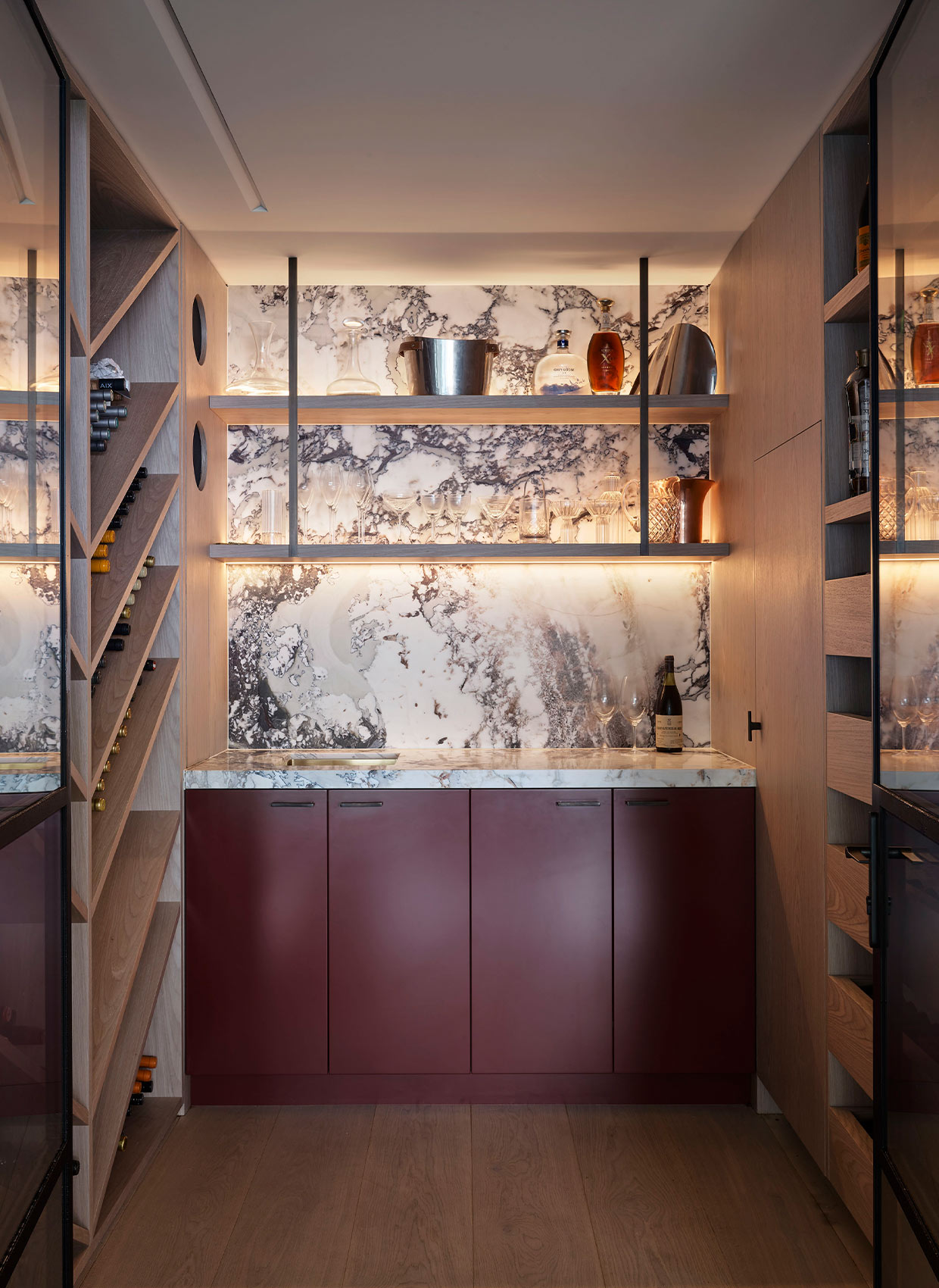 The Edge House contemporary home interior design by Hare + Klein