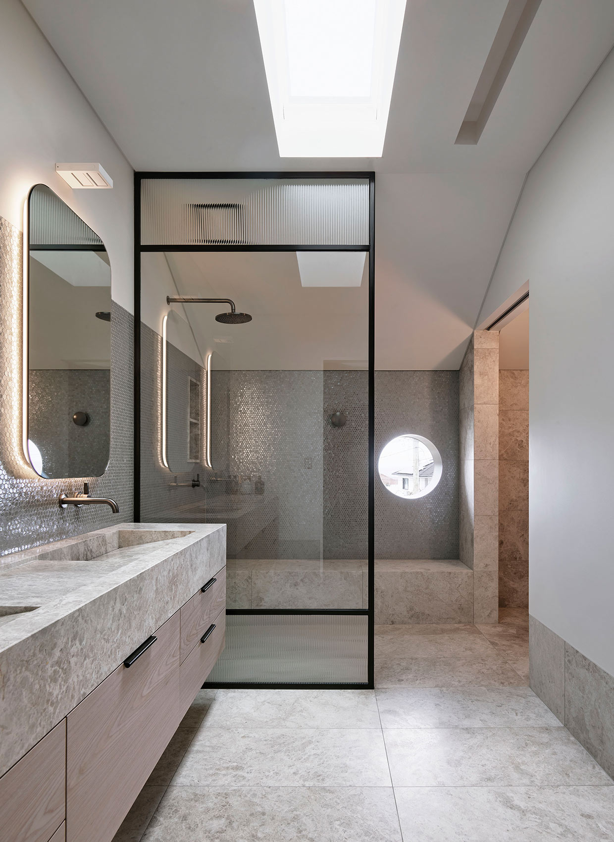 The Edge House contemporary home interior design by Hare + Klein