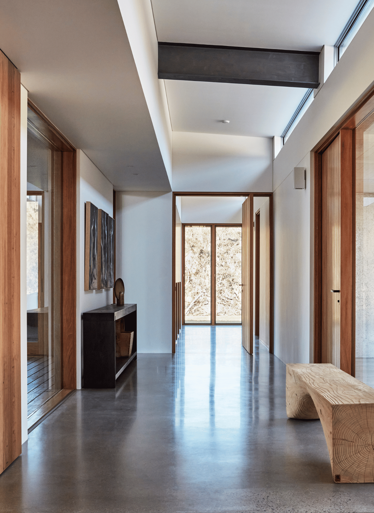 Saddle House rural home interior detail by Hare + Klein