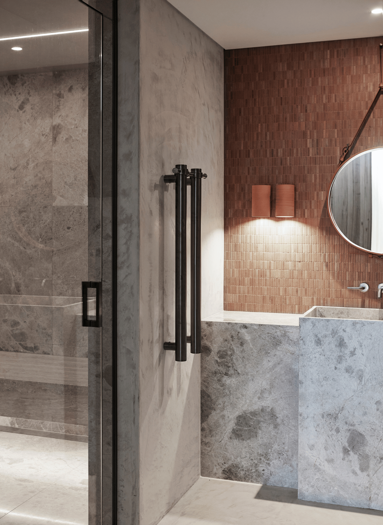 Saddle House rural home interior detail by Hare + Klein
