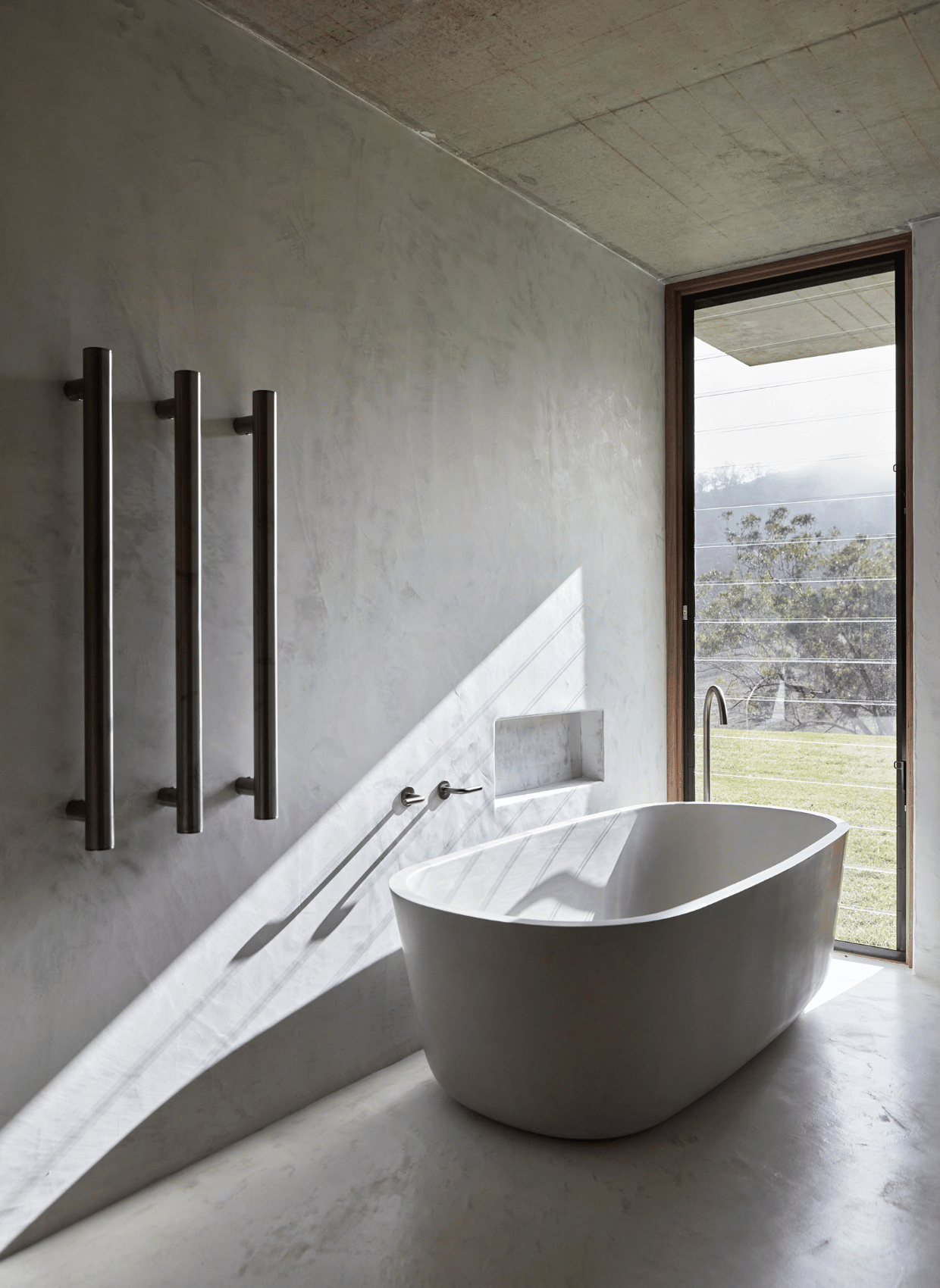 Saddle House rural home interior detail by Hare + Klein