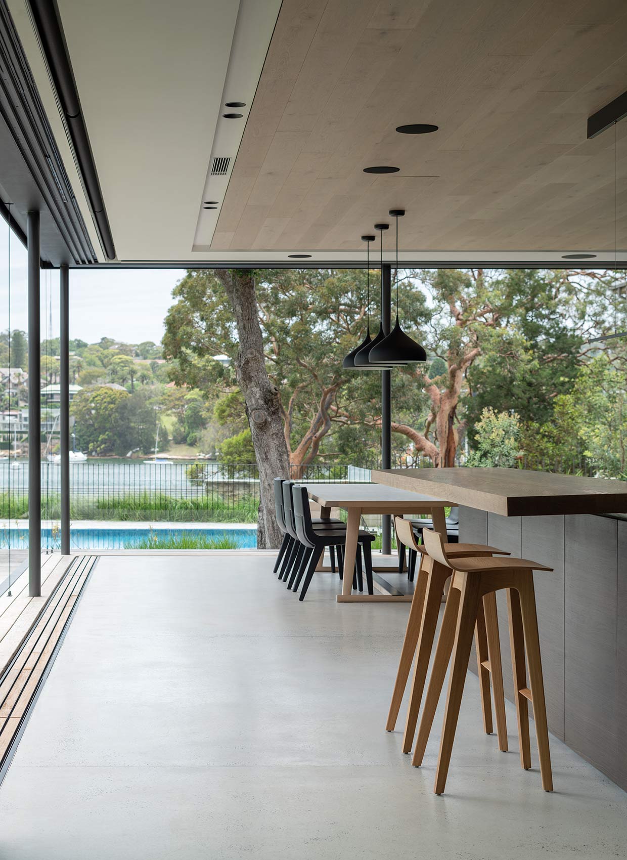 Woolwich House waterfront home interior design by Hare + Klein