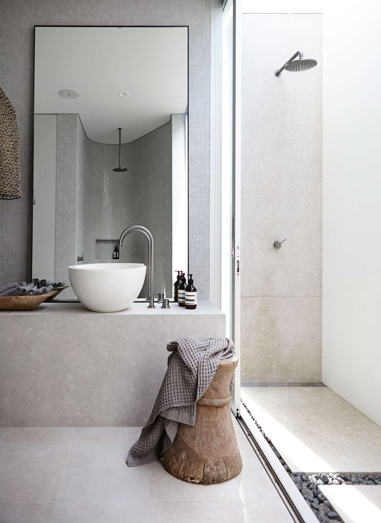 Cliff Top House coastal home interior design by Hare + Klein