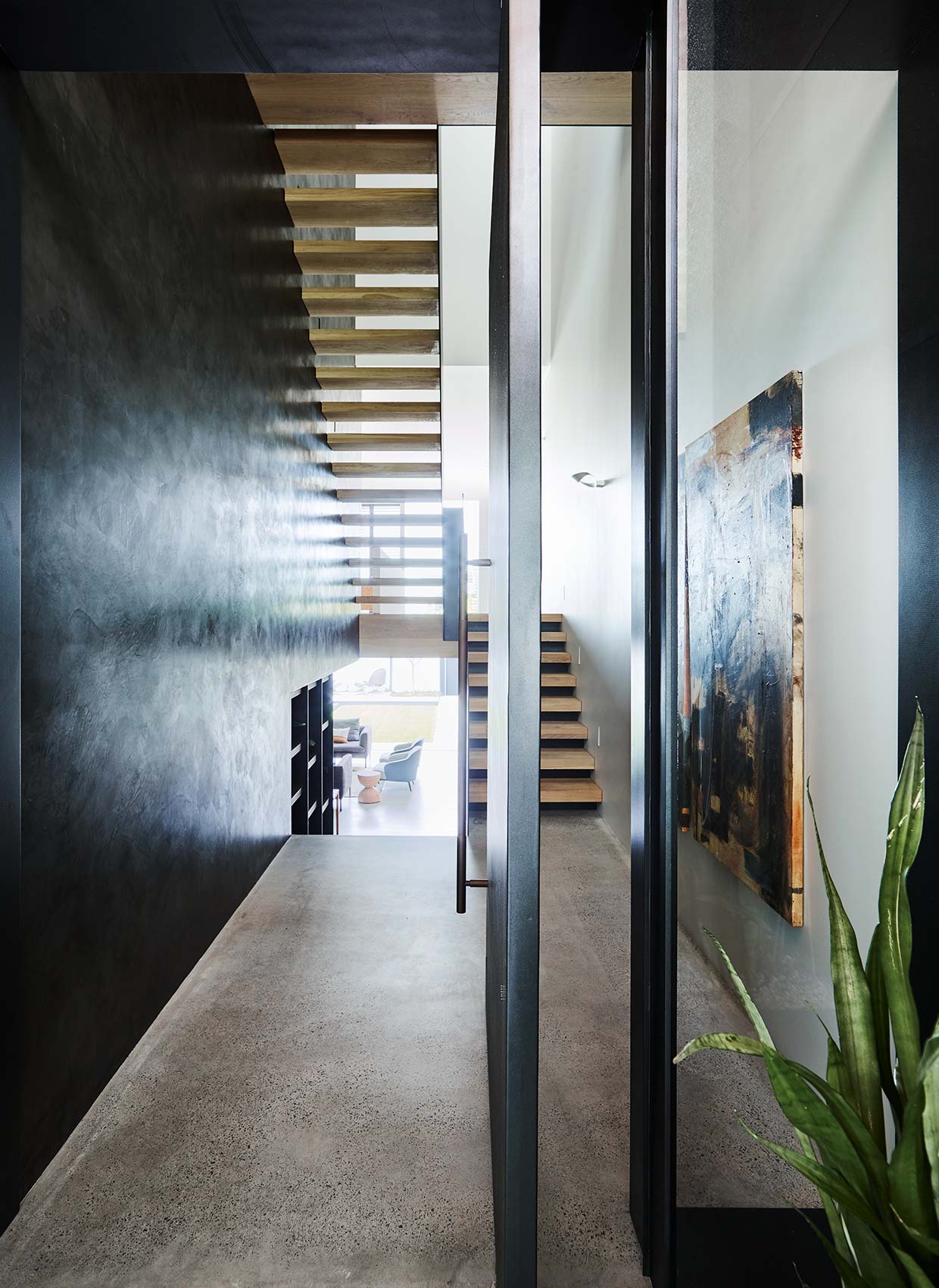 City Fringe brutalist home interior design by Hare + Klein Sydney