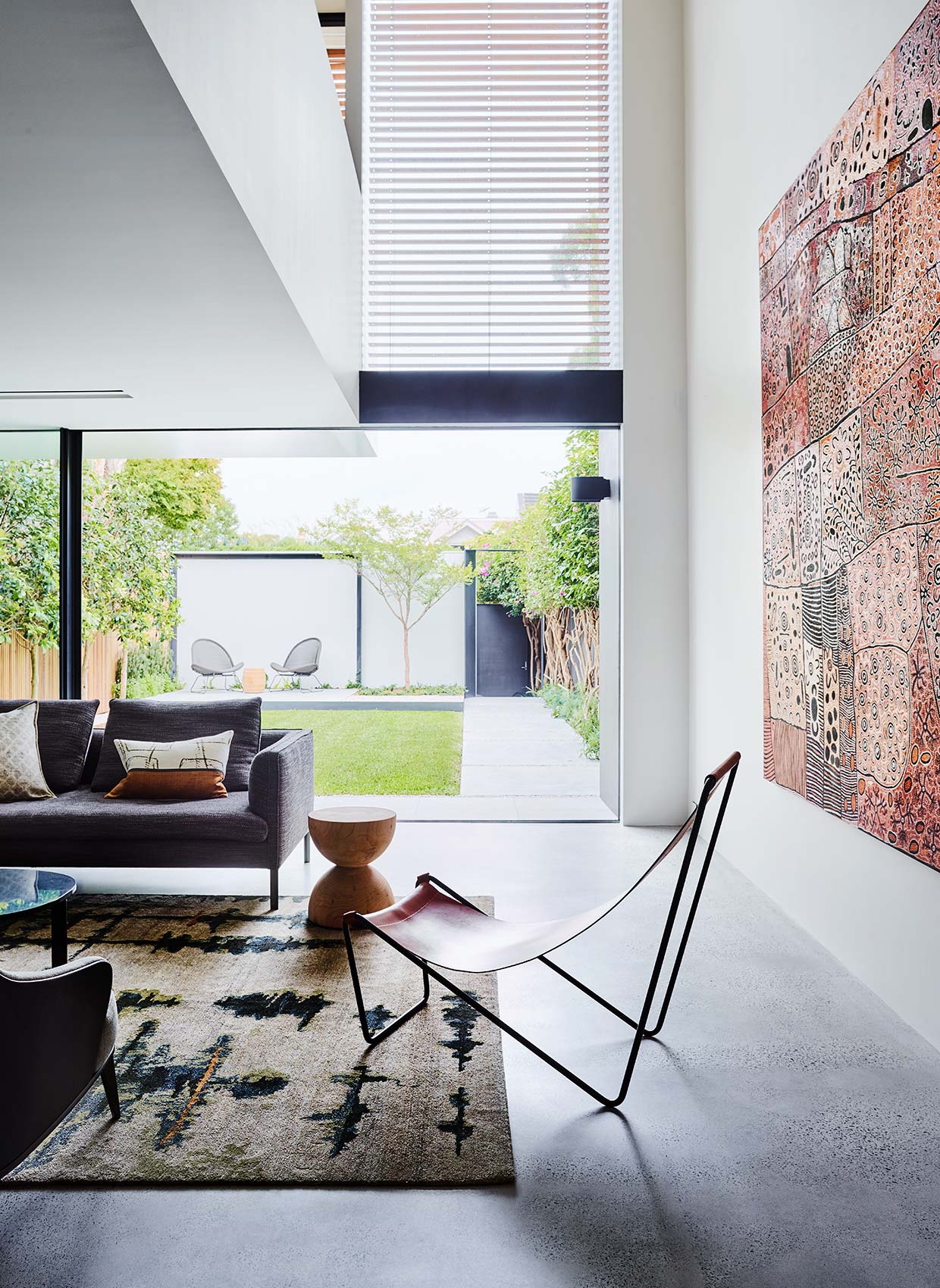 City Fringe brutalist home interior design by Hare + Klein Sydney