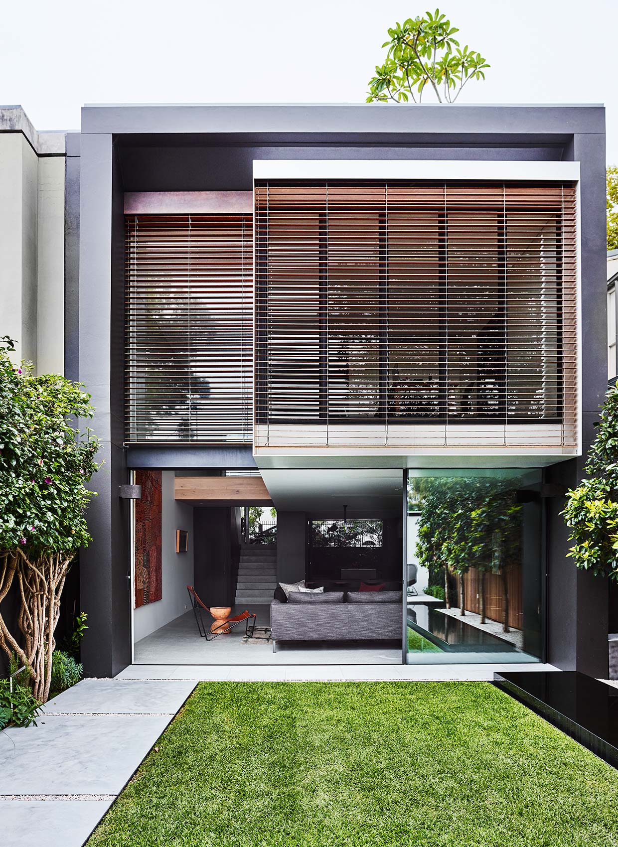 City Fringe brutalist home interior design by Hare + Klein Sydney