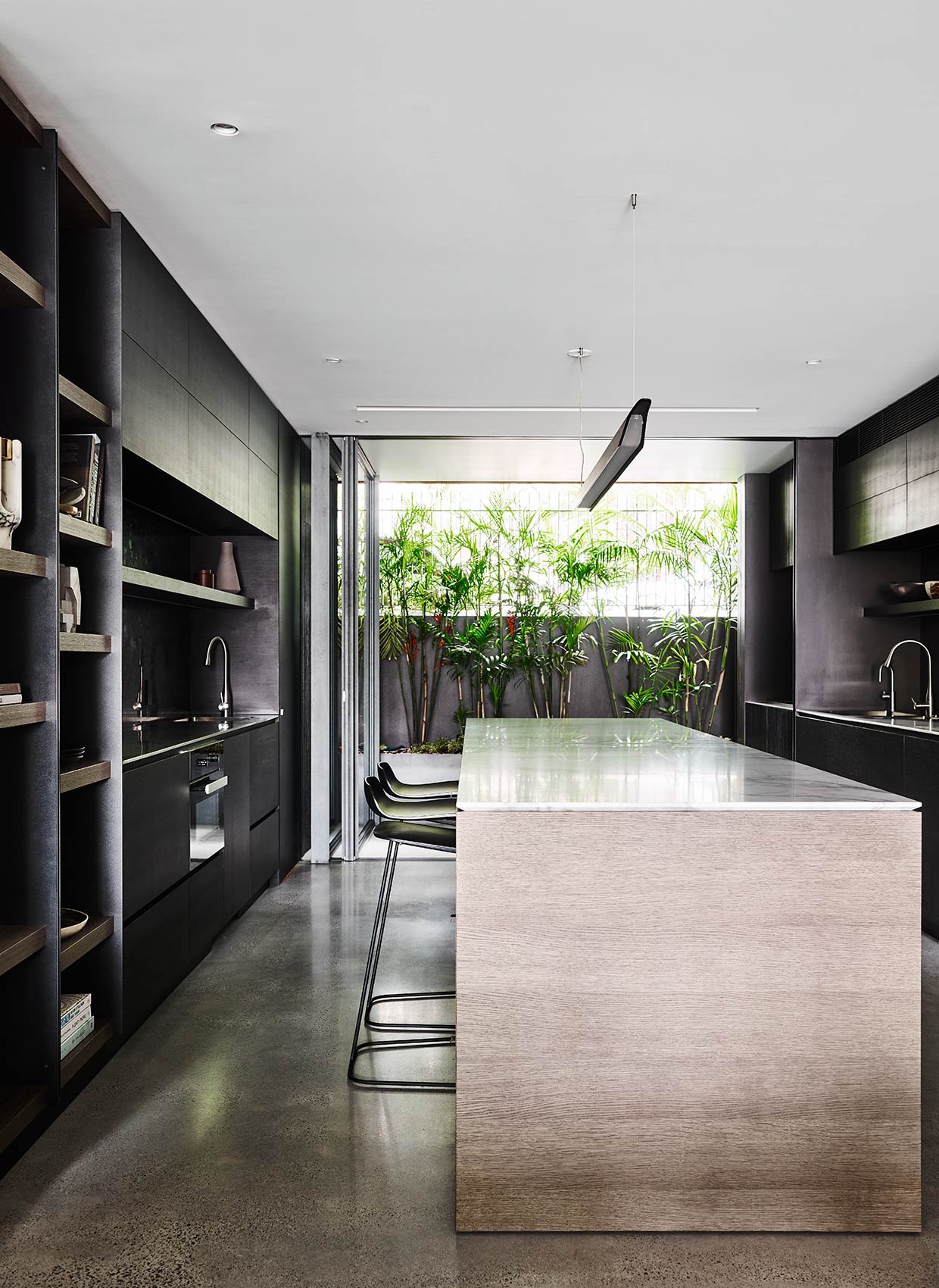 City Fringe brutalist home interior design by Hare + Klein Sydney