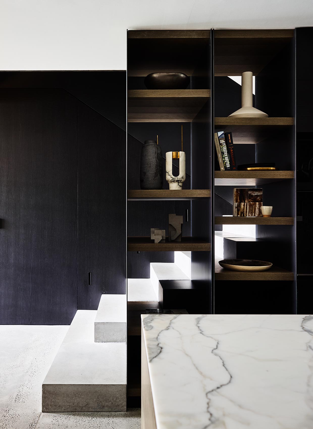 City Fringe brutalist home interior design by Hare + Klein Sydney