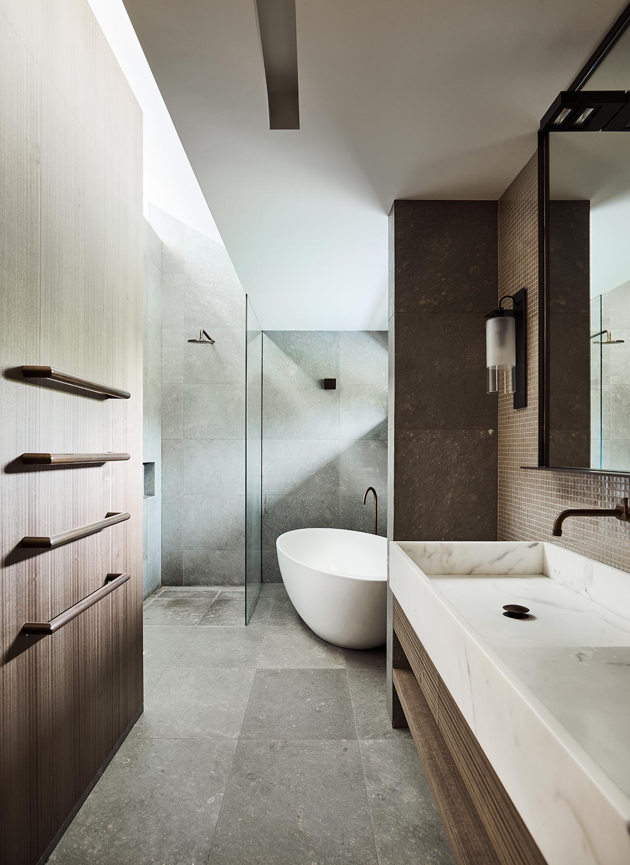 City Fringe brutalist home interior design by Hare + Klein Sydney