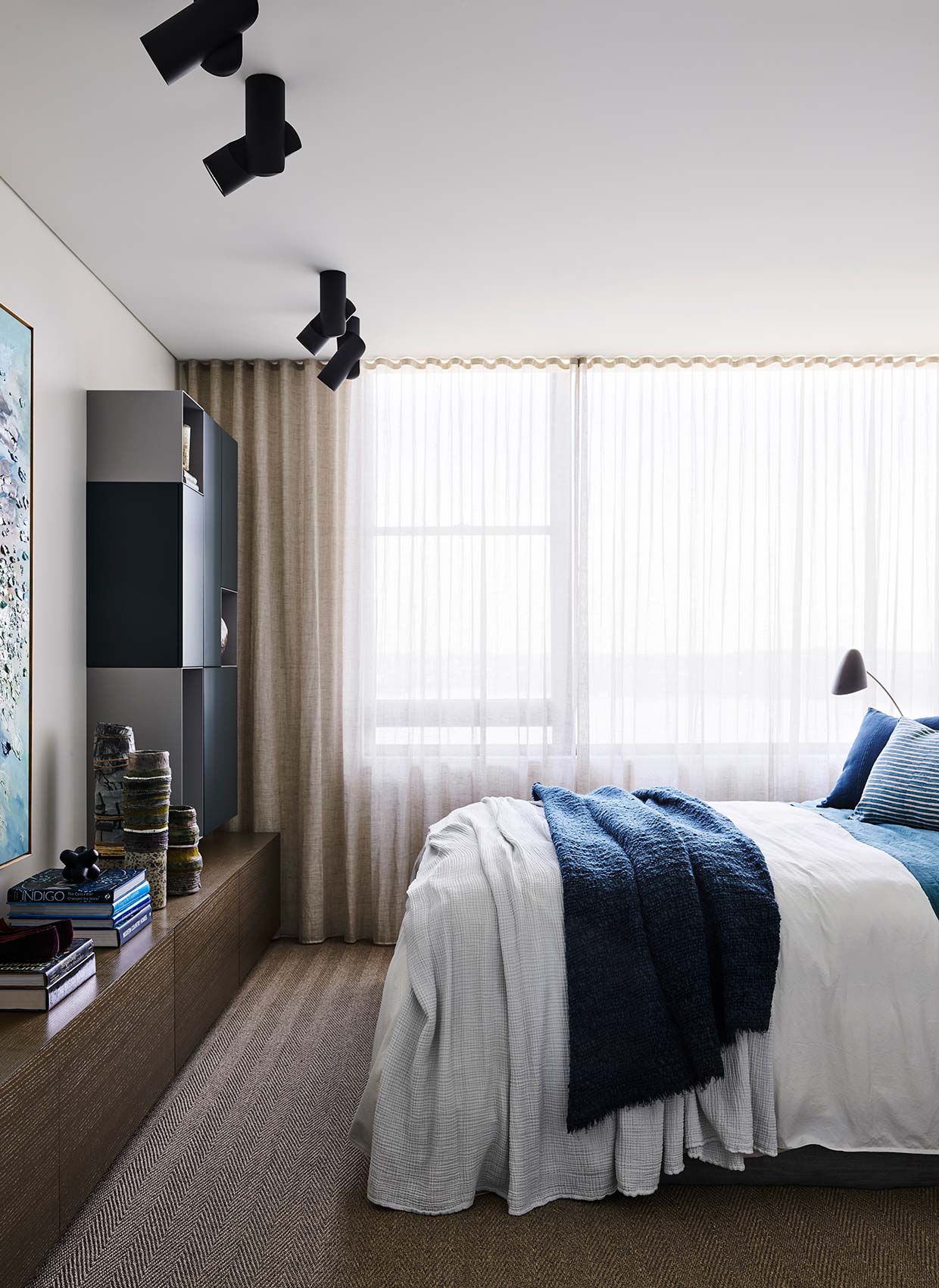 Cloud Apartment luxury harbour view interior design by Hare + Klein Sydney