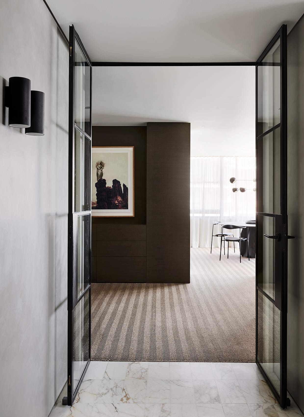 Cloud Apartment luxury harbour view interior design by Hare + Klein Sydney