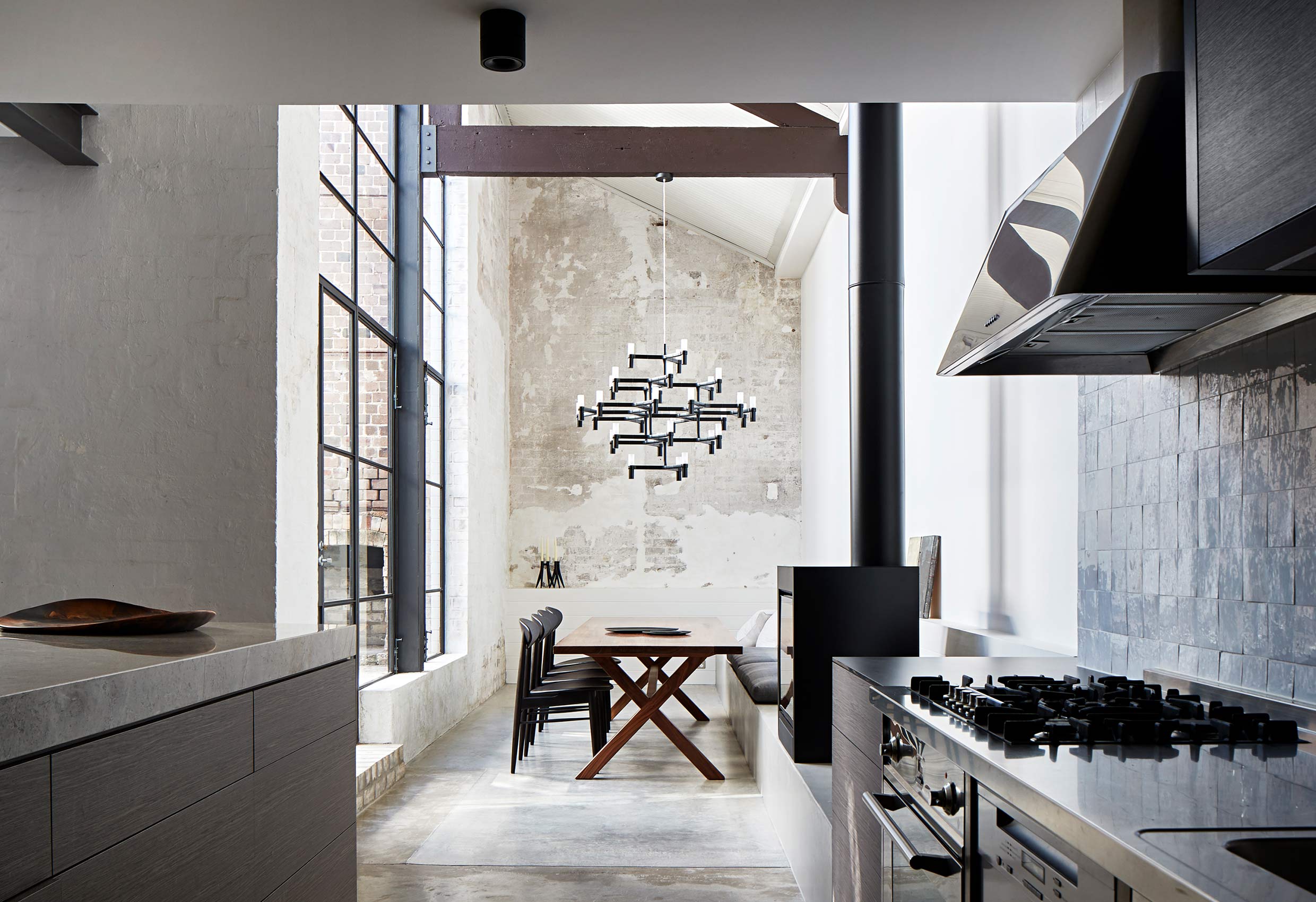 The Old Furniture Factory warehouse conversion interior by Hare + Klein Sydney