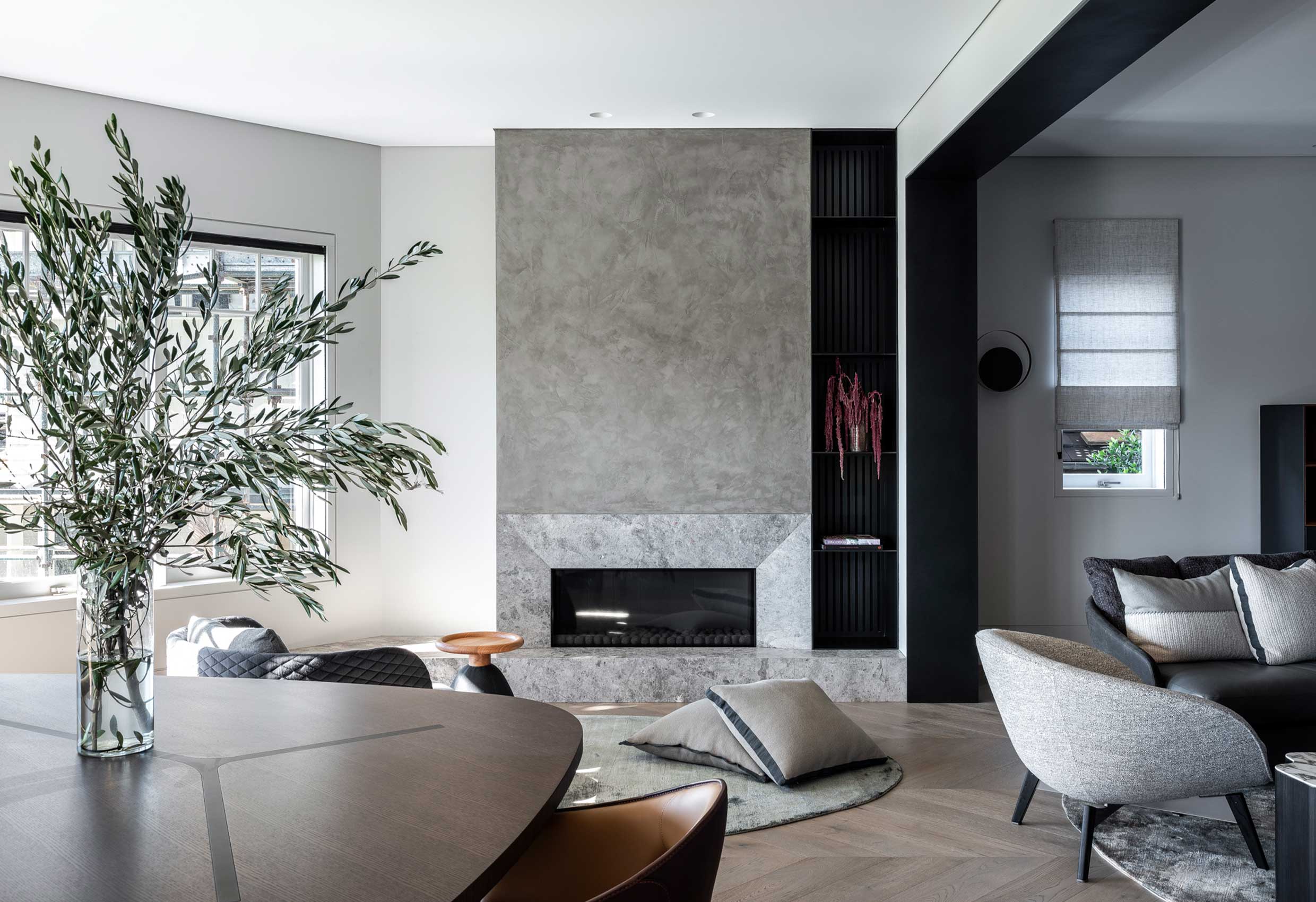 Harbourside Residence heritage home Cremorne Point interior by Hare + Klein