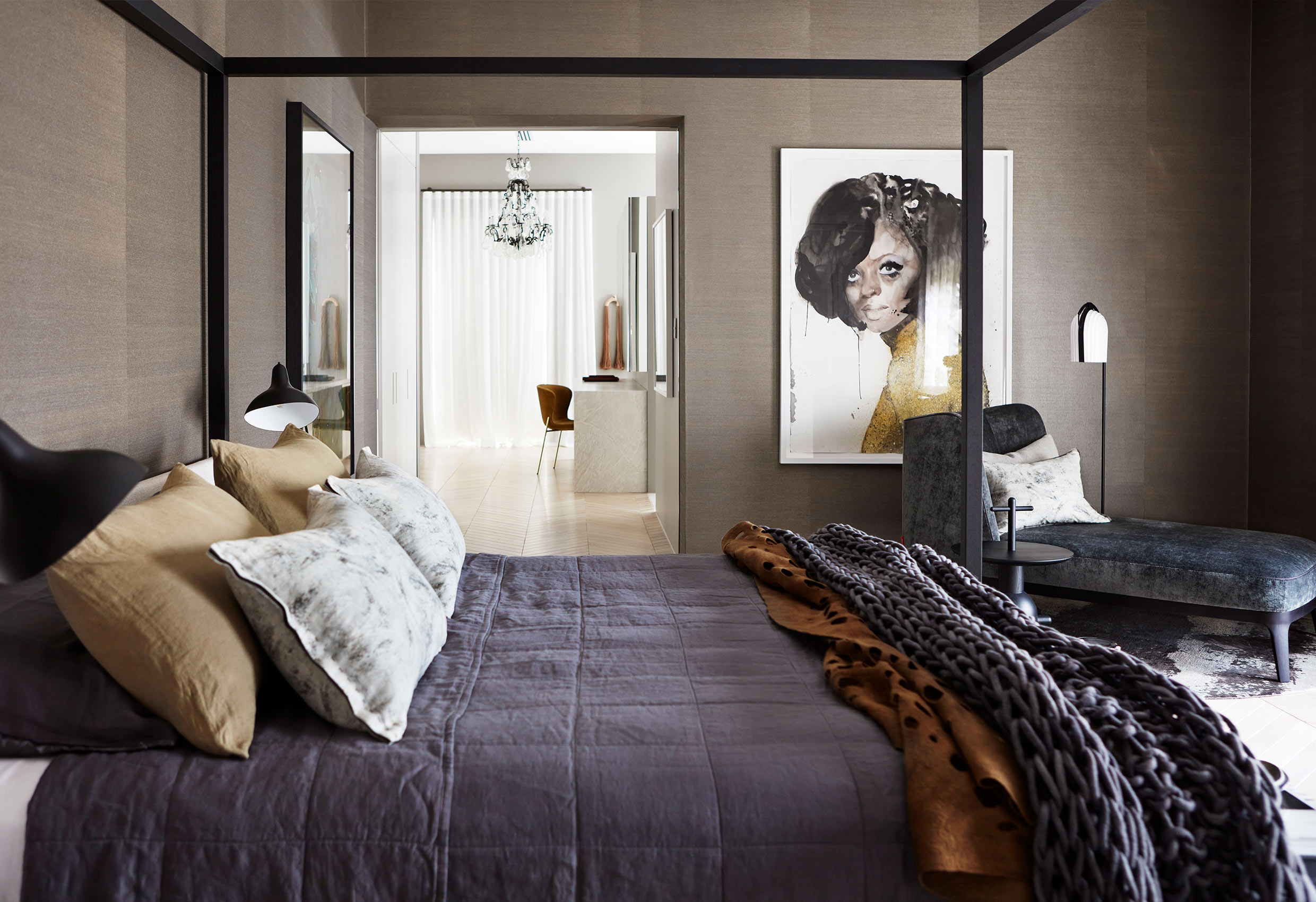 The Chateau bathroom with luxury fixtures by Hare + Klein