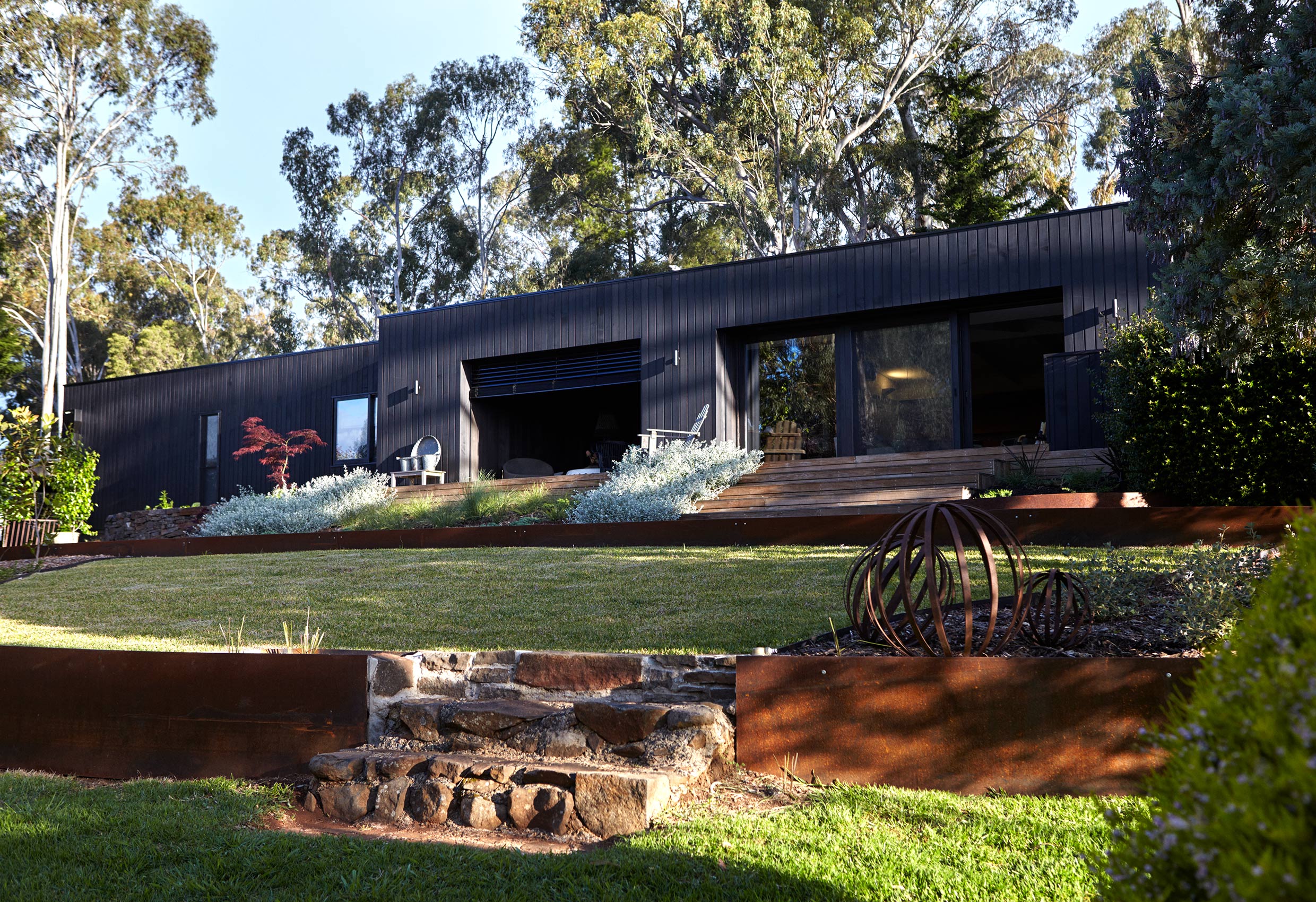 New England Modern country home interior design by Hare + Klein