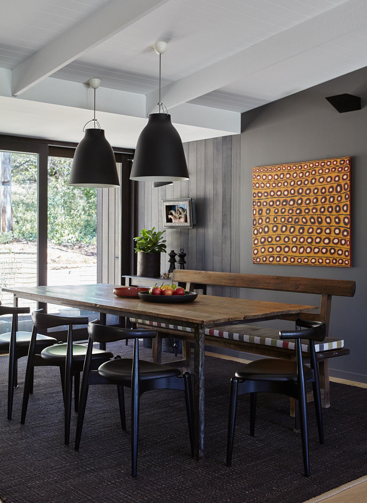 New England Modern country home interior design by Hare + Klein