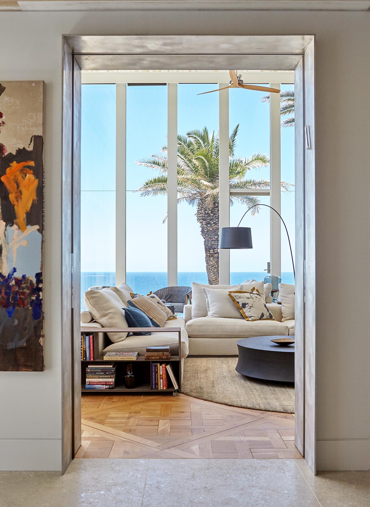 Ocean Clifftop coastal residence interior design by Hare + Klein