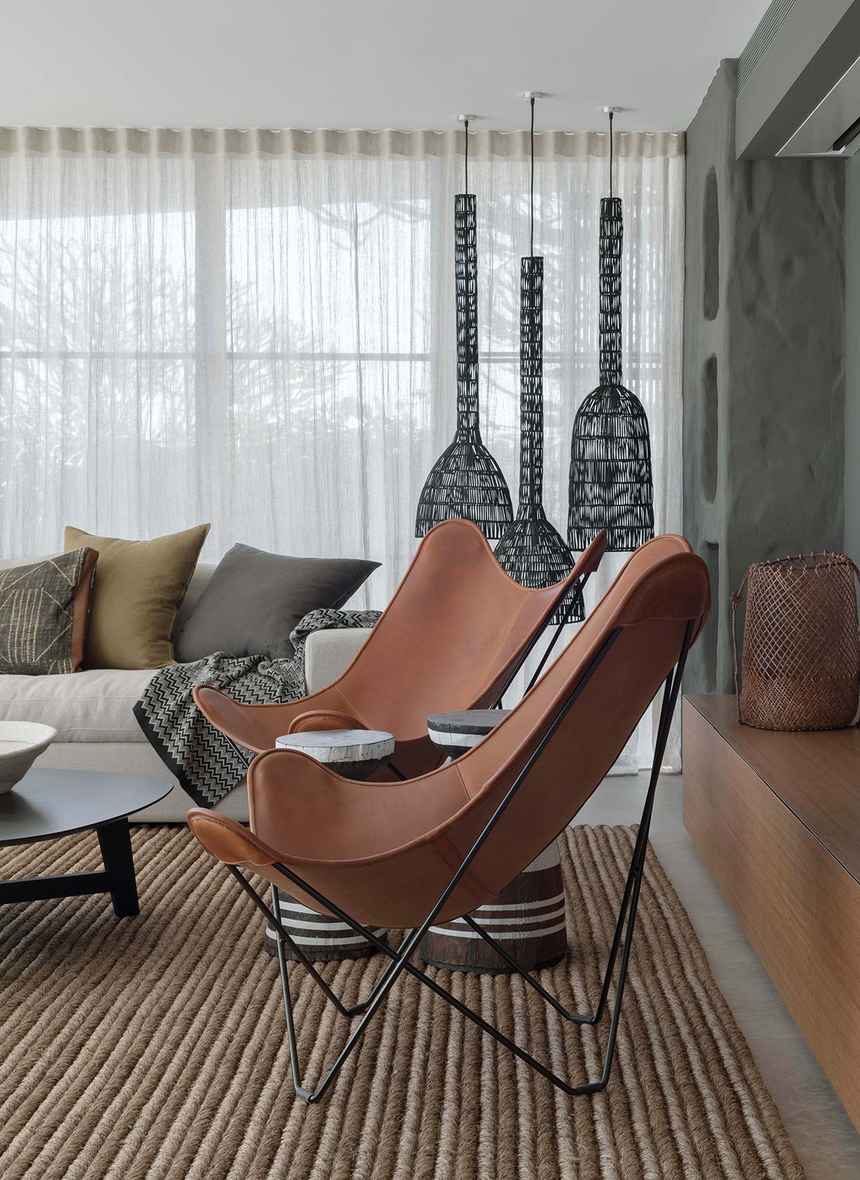 Peninsula House harbour home interior design Sydney by Hare + Klein