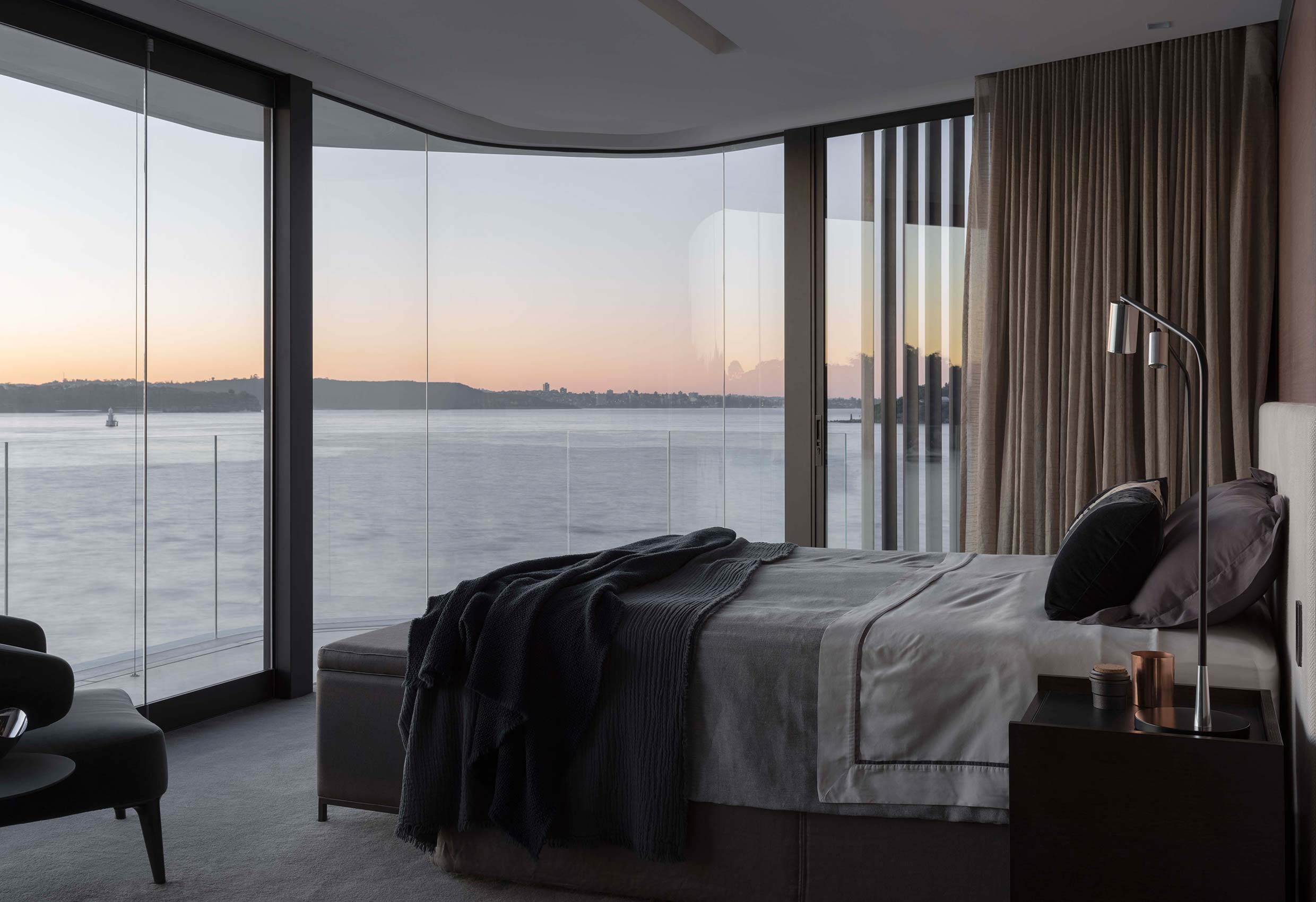 Peninsula House harbour home interior design Sydney by Hare + Klein