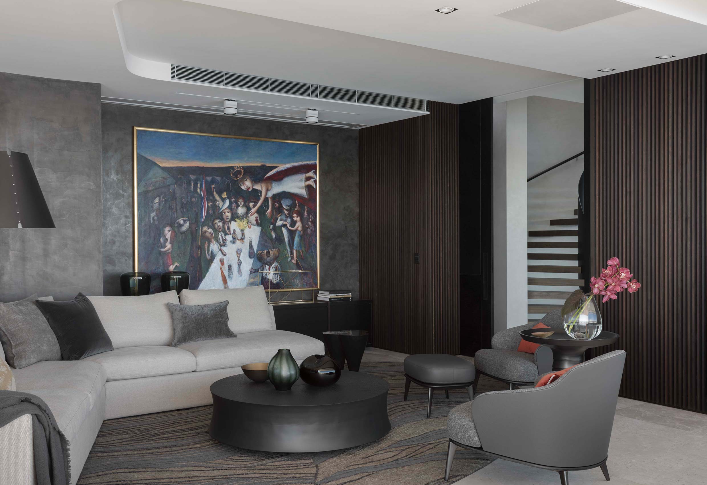 Peninsula House harbour home interior design Sydney by Hare + Klein
