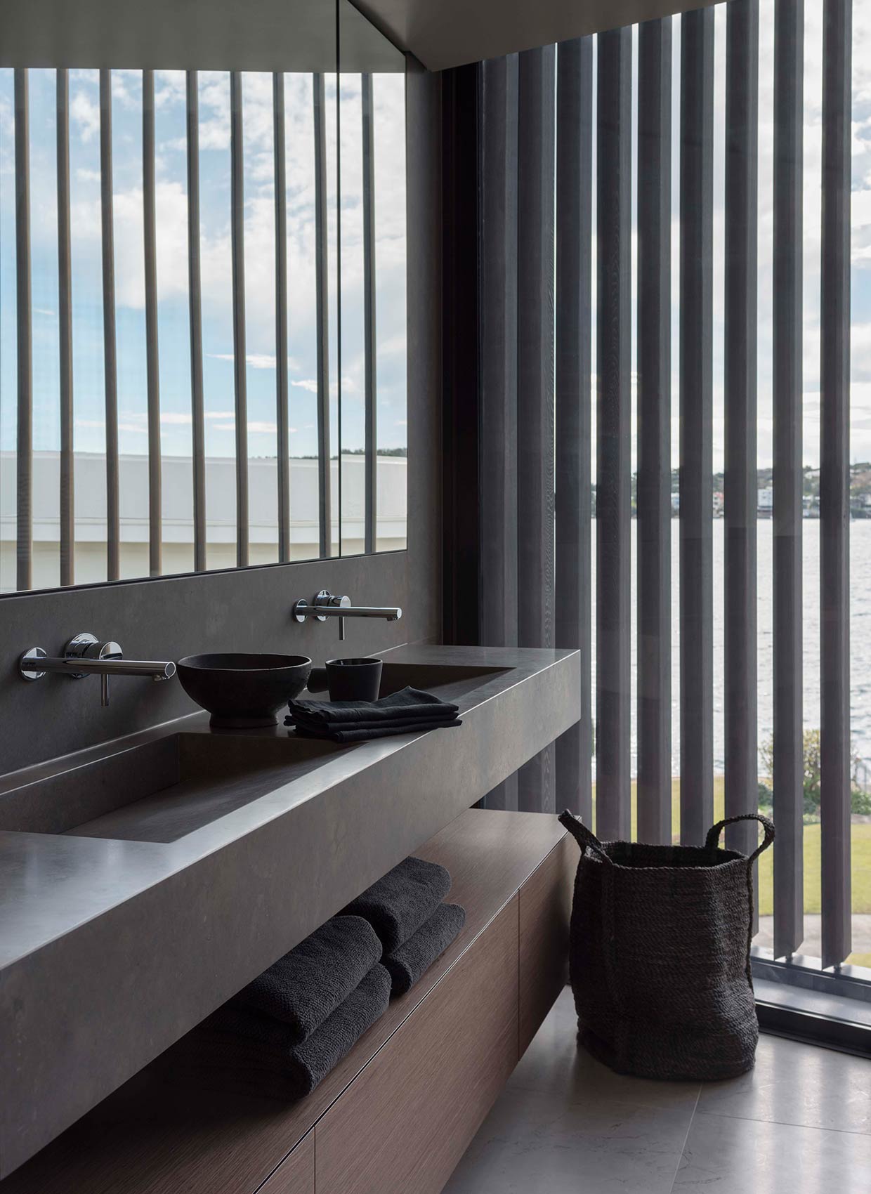 Peninsula House harbour home interior design Sydney by Hare + Klein
