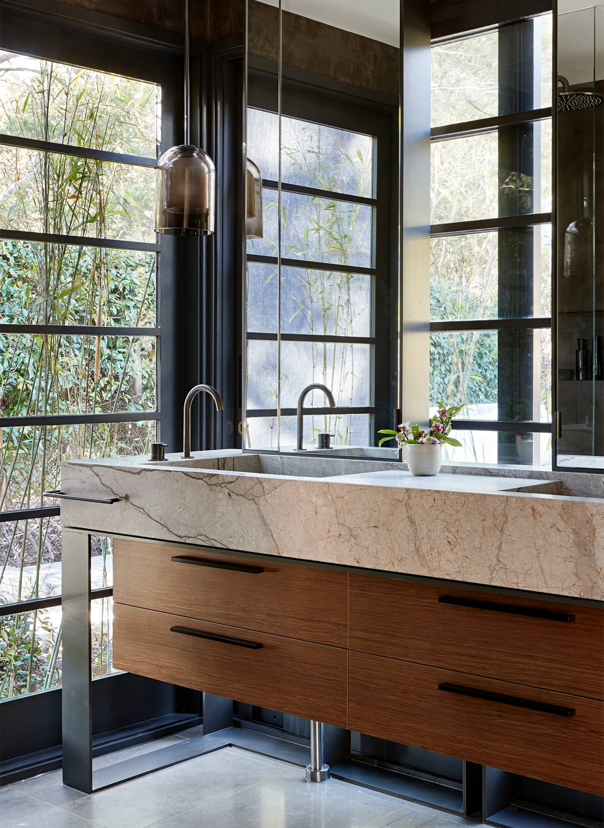 Palm Beach Revival mid-century home renovation interior by Hare + Klein