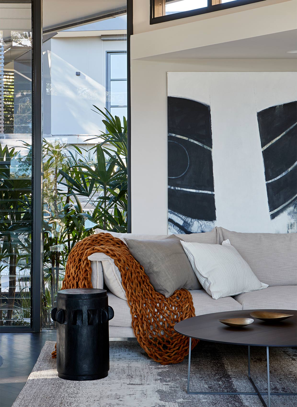 Palm Beach Revival mid-century home renovation interior by Hare + Klein