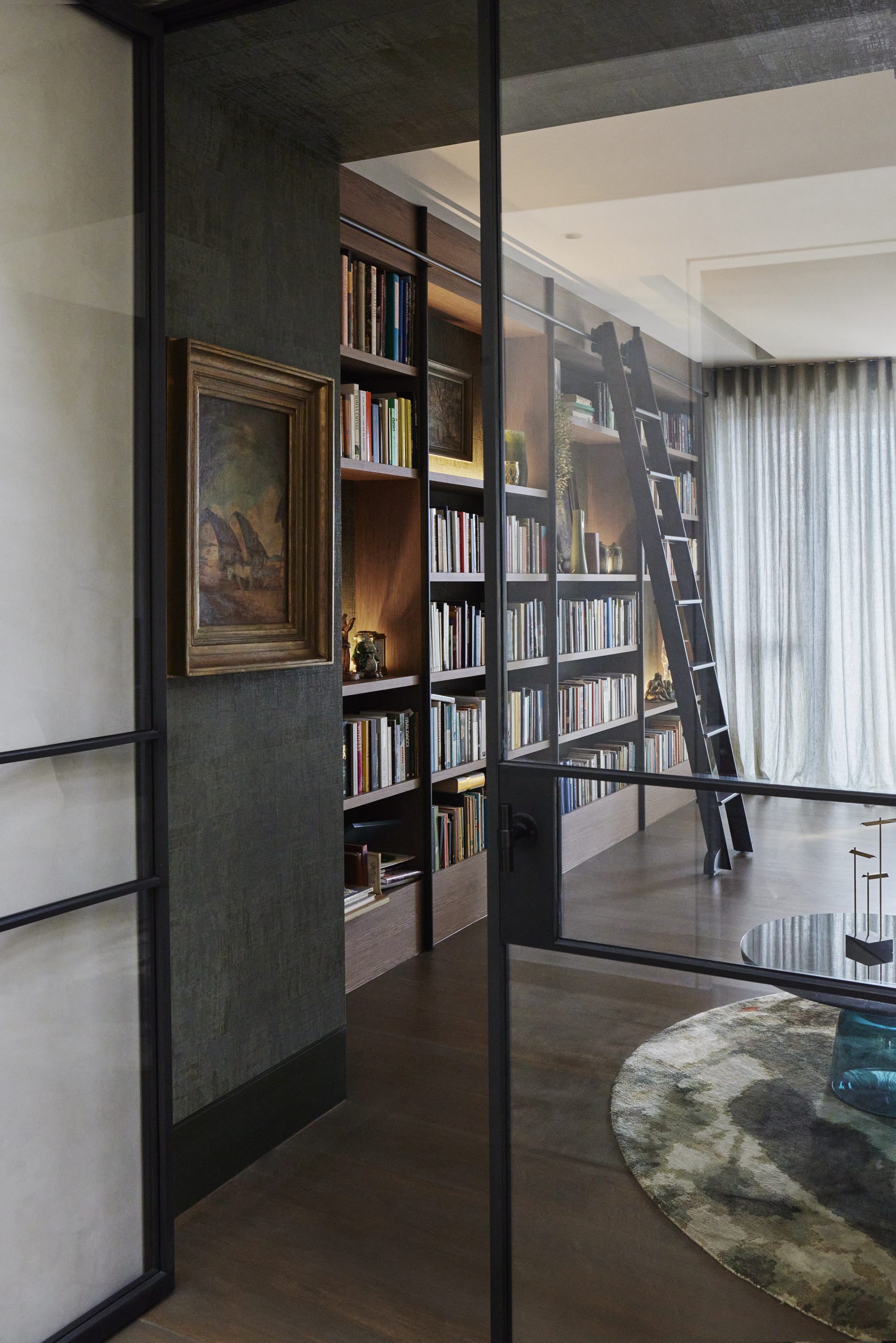 Skyline Penthouse kitchen with refined joinery and contemporary finishes by Hare + Klein