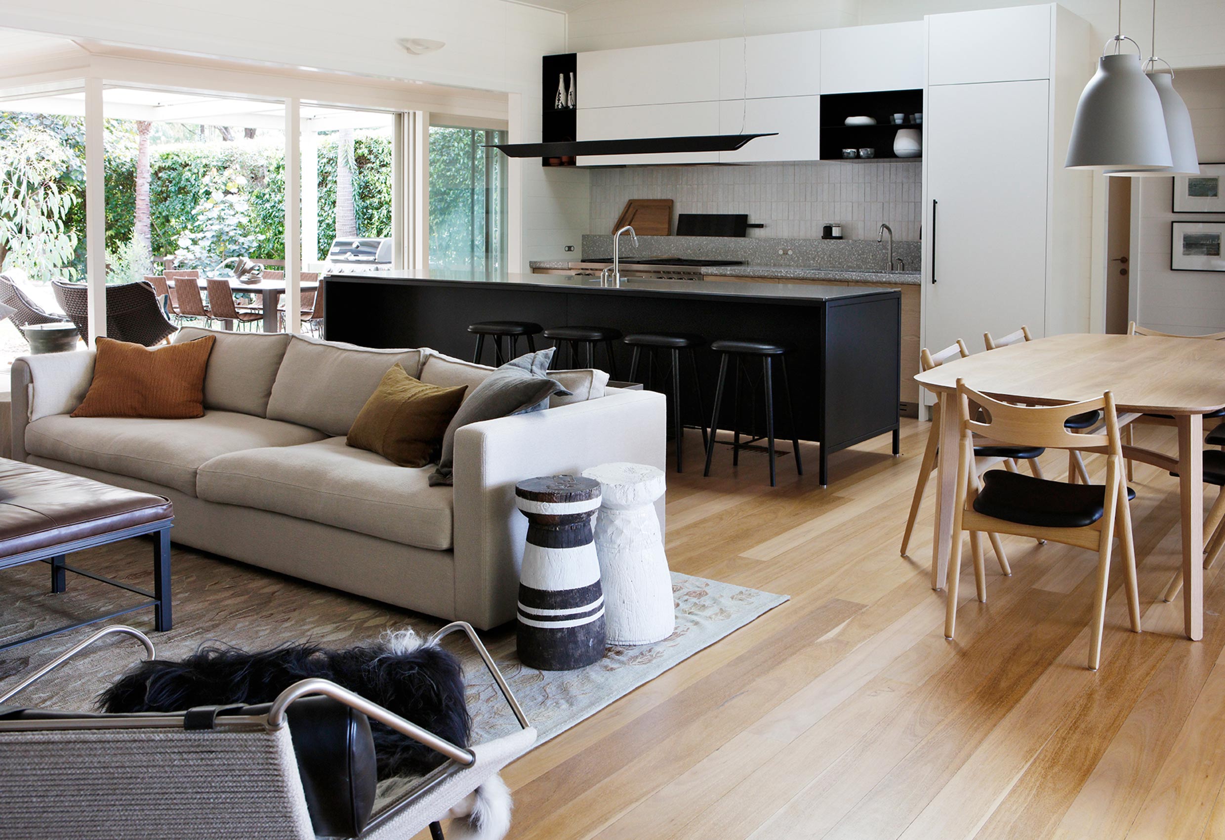 The Beach coastal holiday home interior by Hare + Klein