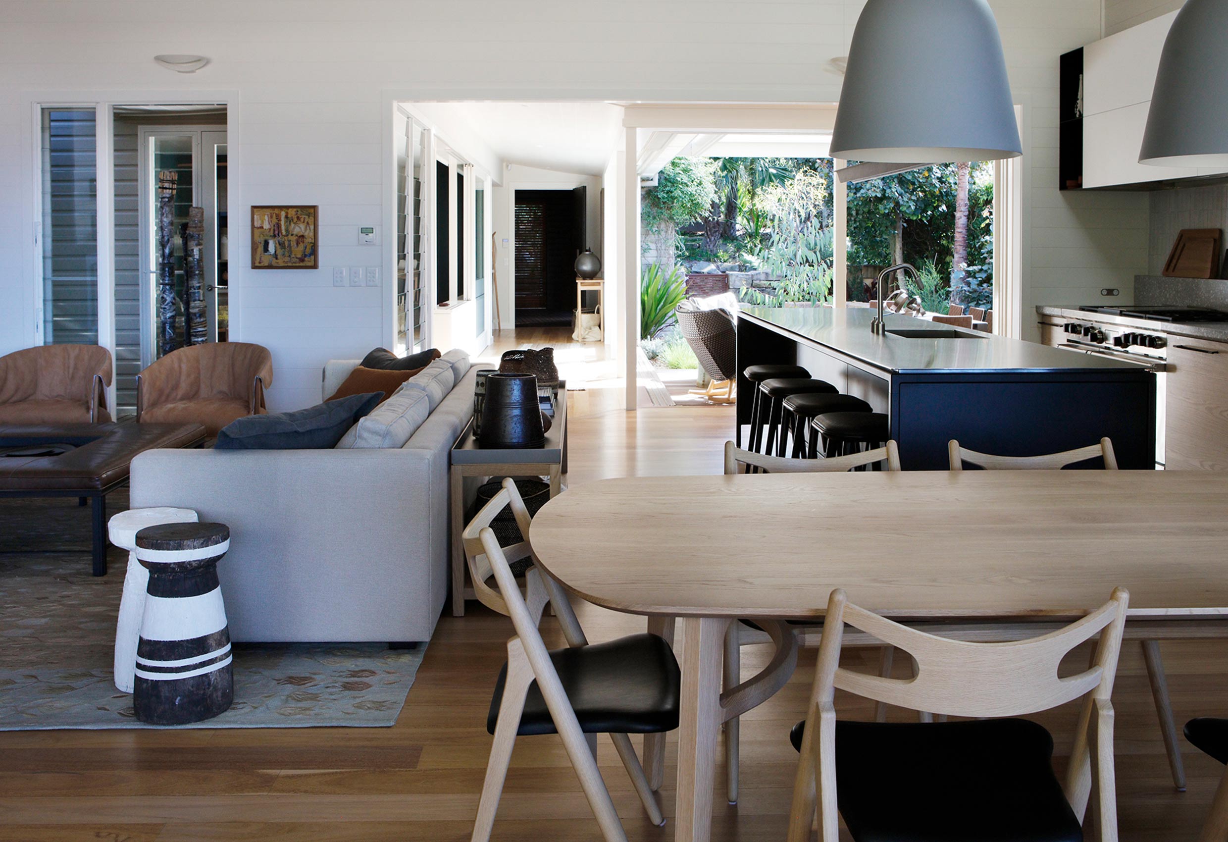 The Beach coastal holiday home interior by Hare + Klein