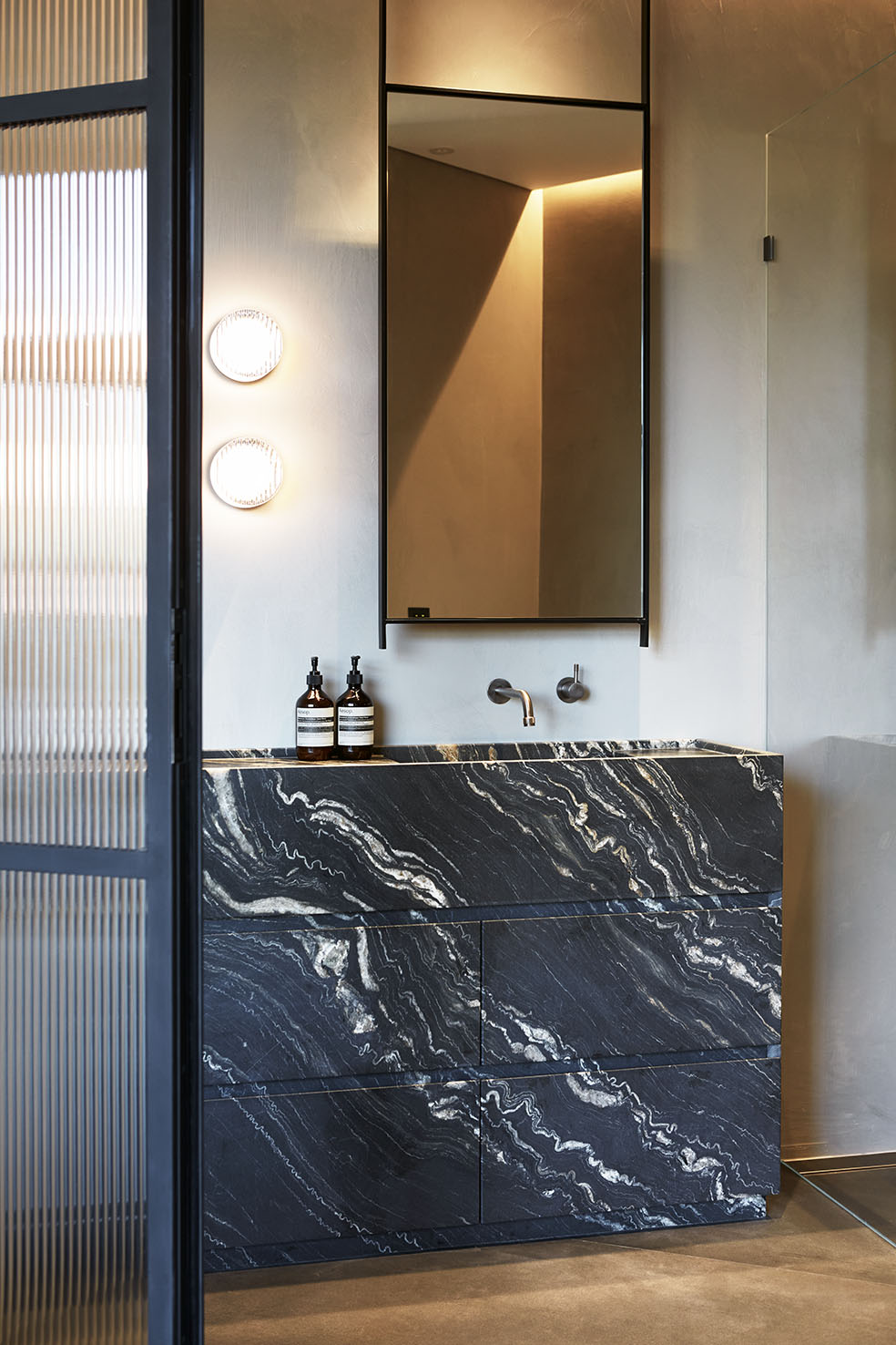 The Warehouse luxury live-work interior design by Hare + Klein Sydney