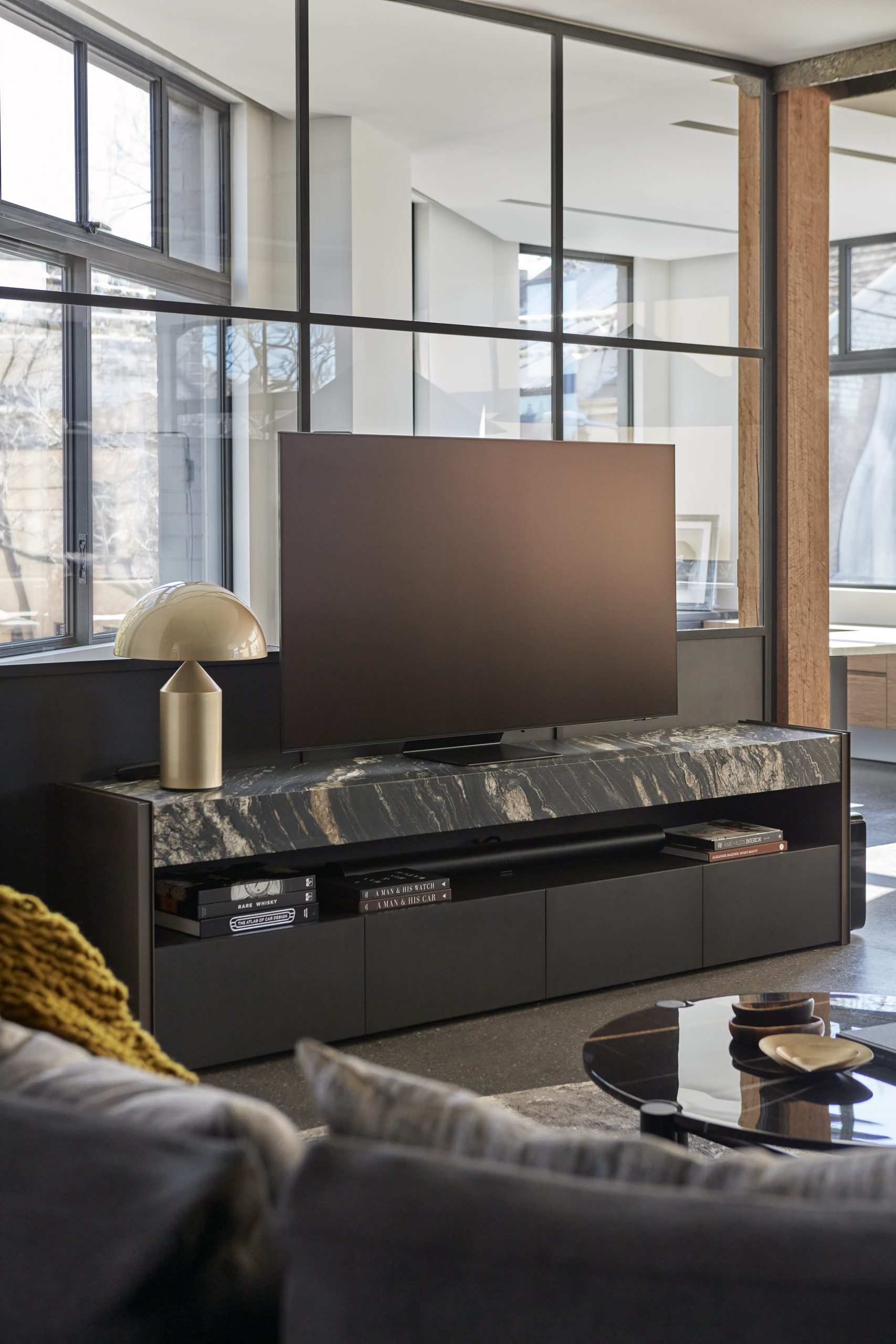 The Warehouse luxury live-work interior design by Hare + Klein Sydney