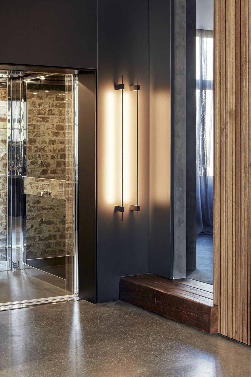 The Warehouse luxury live-work interior design by Hare + Klein Sydney