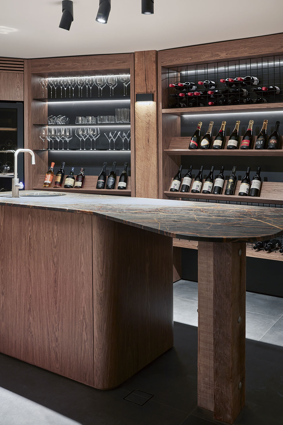 The Warehouse luxury live-work interior design by Hare + Klein Sydney