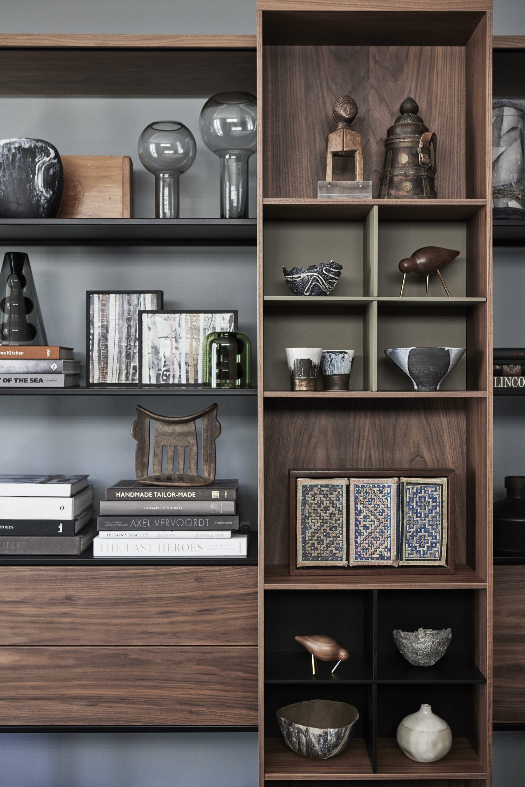 Woollahra Terrace laundry with considered storage and bespoke joinery by Hare + Klein