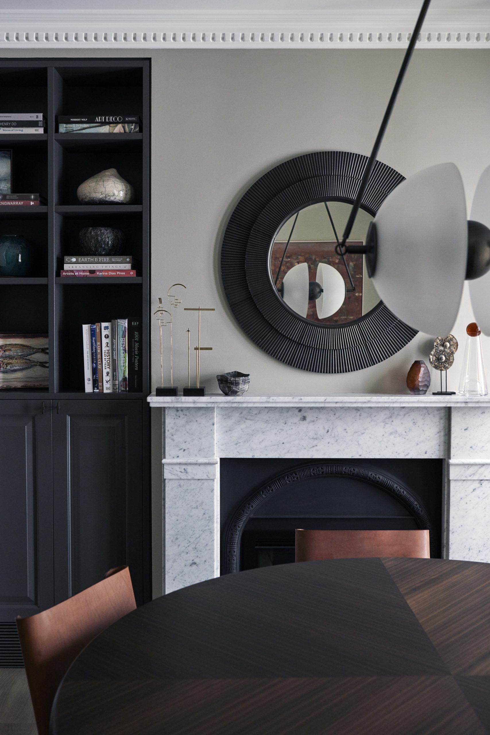 Woollahra Terrace bedroom with eclectic furnishings and layered textiles by Hare + Klein