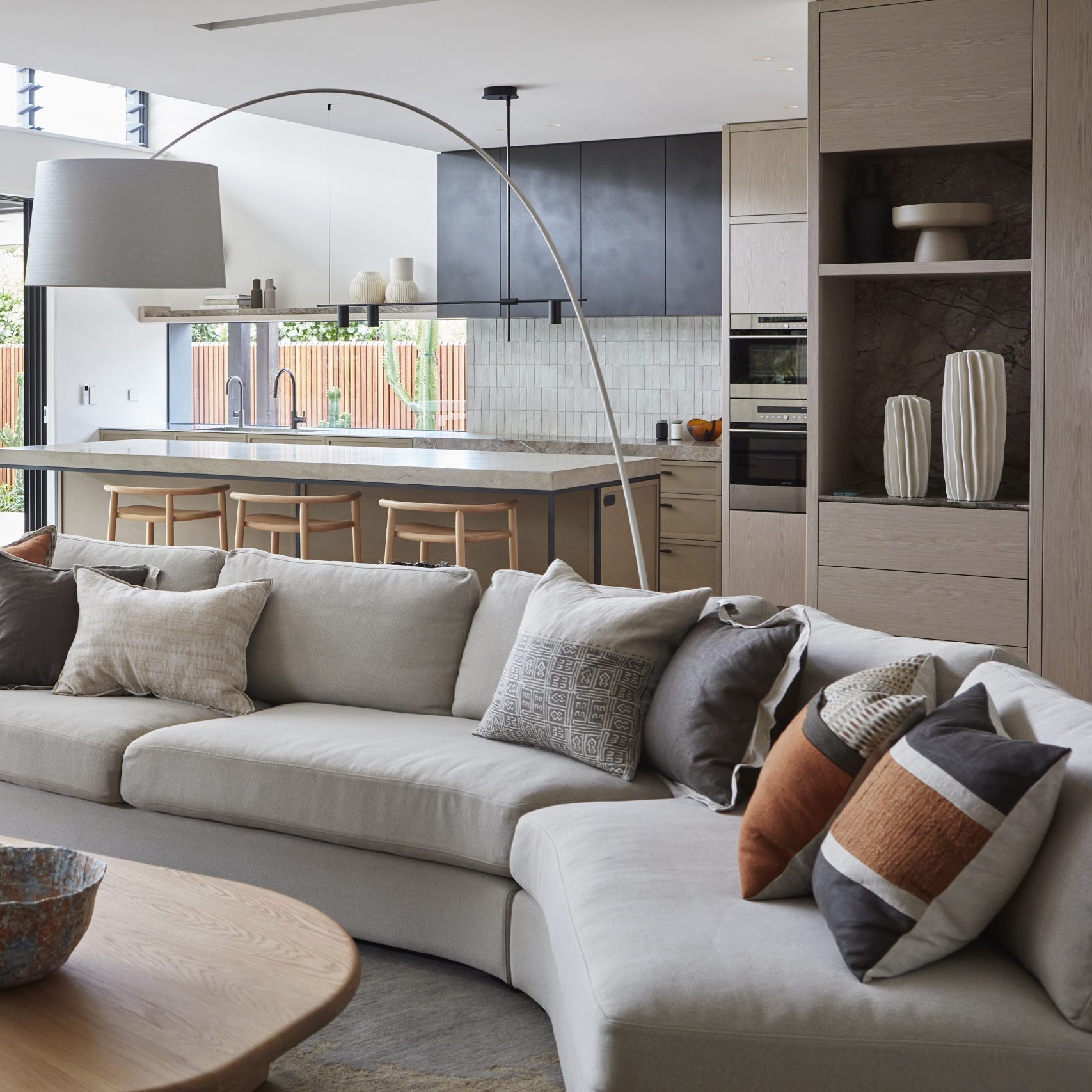 The Jen Curved Modular Sofa